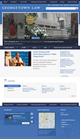 Georgetown Law Home Page